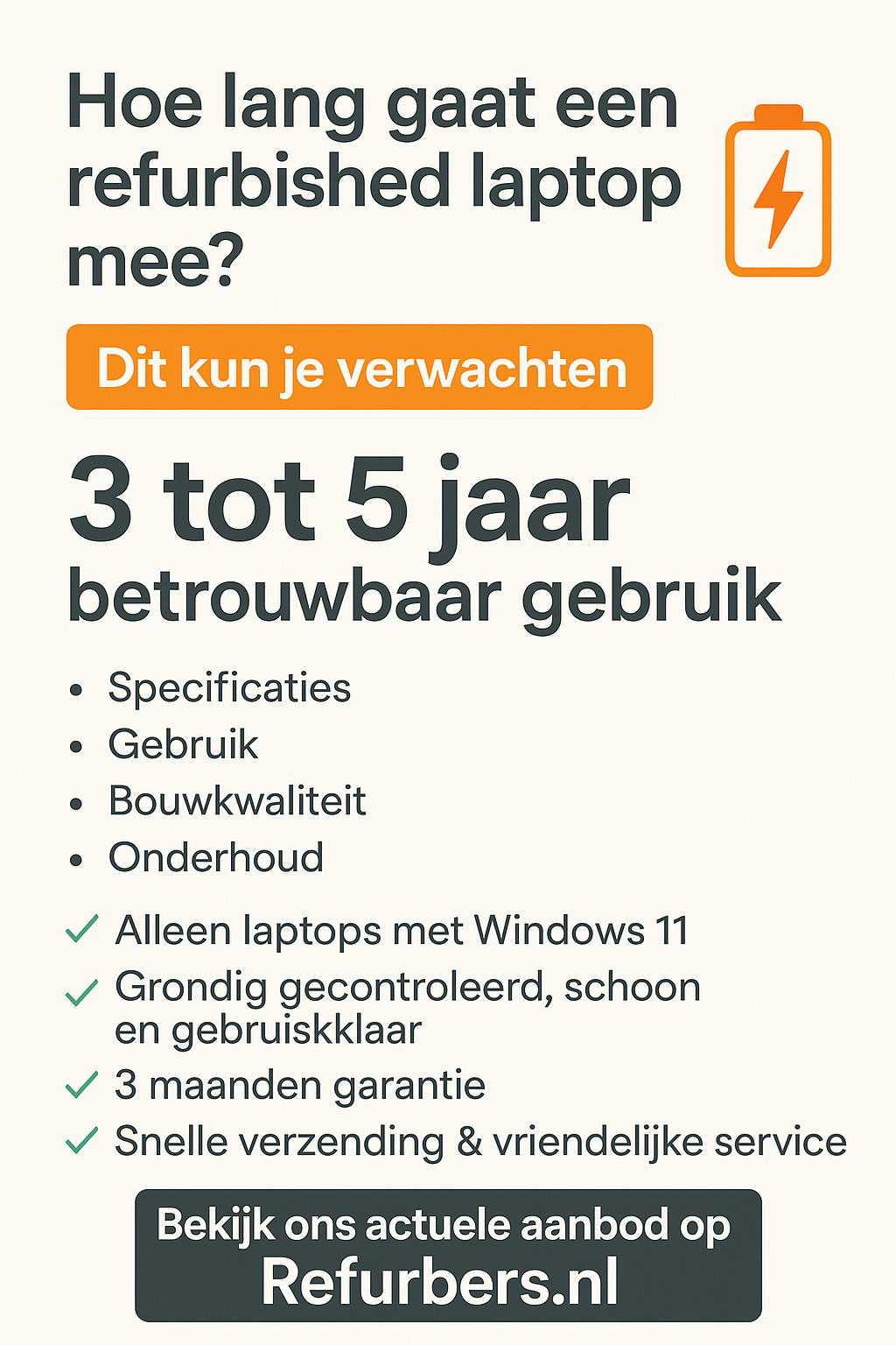 Hoe Lang Gaat een Refurbished Laptop Mee? Dit Kun Je Verwachten