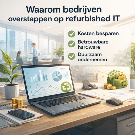 Waarom bedrijven overstappen op refurbished IT