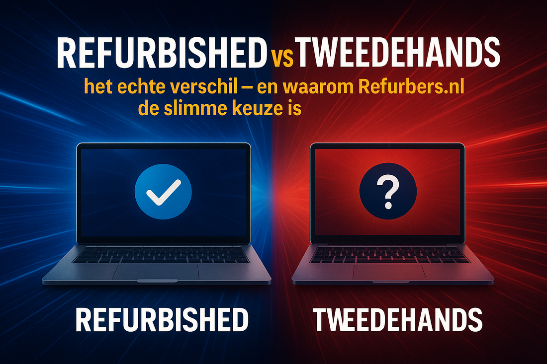 Refurbished vs Tweedehands: het echte verschil – en waarom Refurbers.nl de slimme keuze is