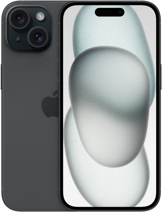 Apple iPhone 15 128GB Zwart Refurbished
