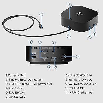 HP USB-c Dock G5 - USB-C Docking Station